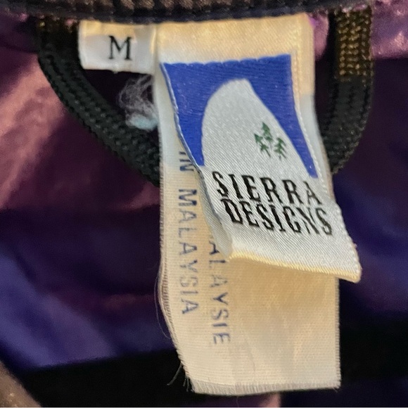 Vintage Sierra Designs Windbreaker Jacket 80s Nylon Track Suit Full Zip Medium - Picture 7 of 7